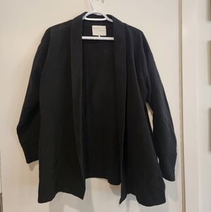 OAK + FORT Classic Black Cardigan